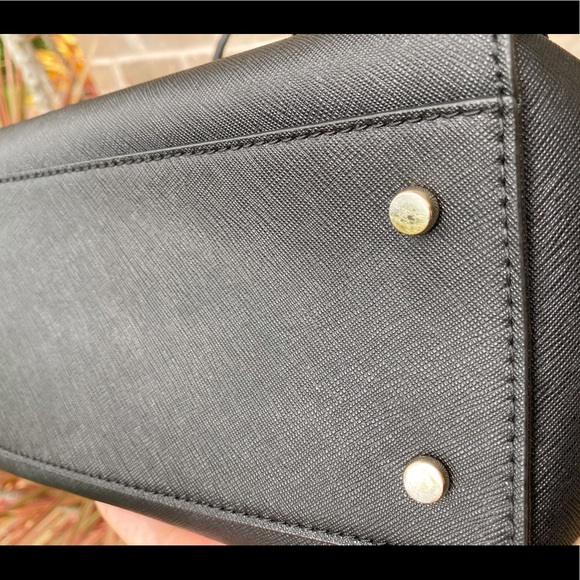 Kate spade black large satchel crossbody - Picture 7 of 8